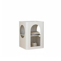 C-Shaped End Table Nordic aesthetic Nightstand Installationno-assembly for Bedroom, away fromice