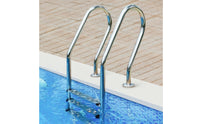 Pool Stairs Drill 5-Step Pool Ladder Heavy Duty for Homeowners