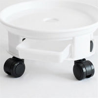 Plant Trolley with Swivel Wheels and Plant Pot Saucer, Heavy Duty Pot Stand and Plant Tray with Drainage for Large Floor Standing Pots