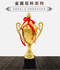 Metal Trophy for Students, Dance, Basketball, Football, Customizable with Gold Foil Lettering
