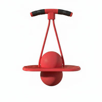 Balance Jumping Sphere Non-Skid Deck Pogo Sphere with Handle Base Pogo Rebounder Wear-Resistant Active Play Toy for Children