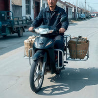 Foldable  Motorcycle Delivery Rack Rust-Resistant Vehicle Accessory