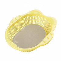 Perforated Pet Container Bed Plastic Pet Bed with Pad Scratcher