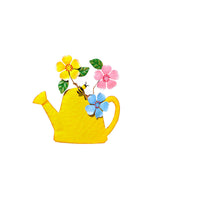 铁艺手工制作蜜蜂/蜻蜓鲜花水壶庭院阳台户外花园装饰品