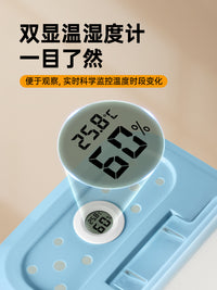 乌龟冬眠箱保暖过冬椰土苔藓寄居蟹守宫繁殖孵化箱爬宠专用饲养盒