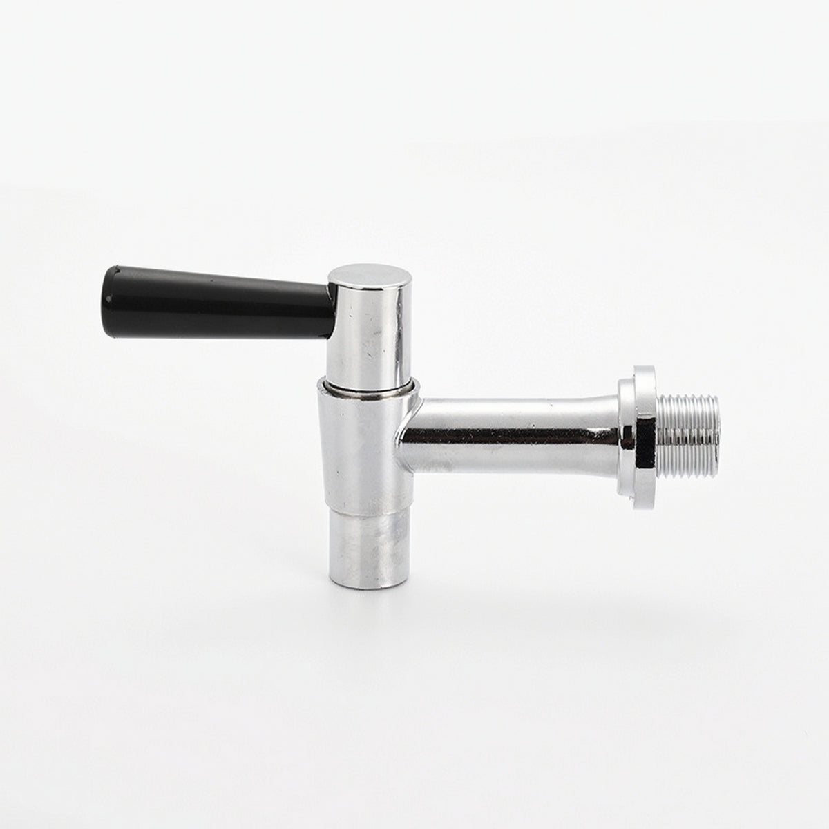 Water Tap with T-Handle Stainless Steel Water Dispenser Tap Beverage Spigot Threaded Beverage Dispenser Valve Plated