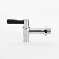 Water Tap with T-Handle Stainless Steel Water Dispenser Tap Beverage Spigot Threaded Beverage Dispenser Valve Plated