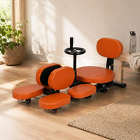 Split-Leg Stretching Guide Steel Frame Seated Stretching Machine Adjustable