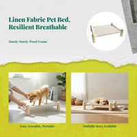 Elevated Dog Bed, Breathable Mesh, Non-Slip, Indoor/Outdoor