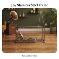 2-Tier Coffee Table Bauhaus Inspired 2-Tier Reconfigurable Table Minimalist Design Sturdy Build for Design Aficionados