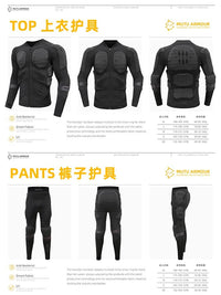 2324新款MUTU木头成人滑雪护具护甲护膝护臀护裤可拆卸加强双垫片