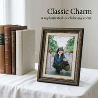 Vintage Picture Frame Desk Display, Ornate European Classical Resin Frame, Handmade Decorative Holde - Image 5
