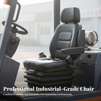 Forklift Shock-Absorbing Seat Shock Absorbing Adjustable Bulldozer Seat Molded Foam Cushion for Construction Workers, Farms, Warehouses