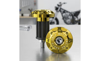 CNC-Machined Handlebar Plugs with Expansion Bolts Aluminum Alloy Handlebar End Plugs Long-Lasting Bar End Plug Easy to Install