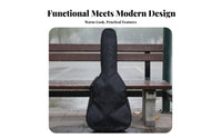 41 Inch Guitar Carrying Case Waterproof 41 Inch Guitar Bag Oxford Cloth Musical Instrument Accessory for Beginners, Storage, Gigs, Music Class