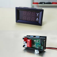 Easy Installation Double Display Voltage Current Meter Digital AC Volt Amp Meter for DIY Enthusiasts