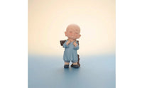 Monk Figurine with Firewood Calm Sculpture Meaningful for Shelf
