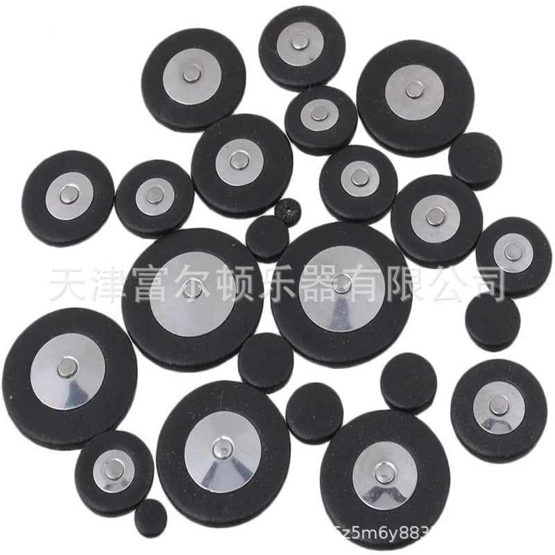 Alto Saxophone Leather Pads 25-Piece Set in Multiple Colors