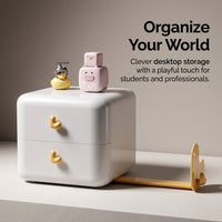 Desktop Bookshelf File Organizer for Office Desk, Modern Minimalist reading material Storage for Students, 6L Capacity