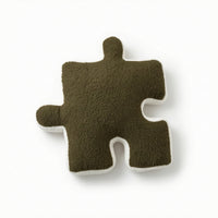 Puzzle Cushion Textured Puzzle Piece Pillow Cozy Back Cushion for Sofa, Dorm Room
