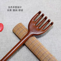 Wooden Back Scratcher with Massage Claw, Natural Style