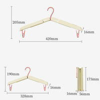 Travel Hanger Multi-Function Travel Clothes Hanger Compact for Business Trip