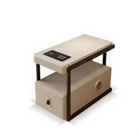 Multi-Functional Smart End Table Modern Design Household Furniture With Storage Drawer Nightstand space-saving for Homeowners, technology aficionados, Living Room, Apartment, Bedroom, Office