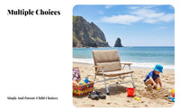 Wide Folding Camp Chair Sofadesign Comfort Camping Equipment Breathable Fabric