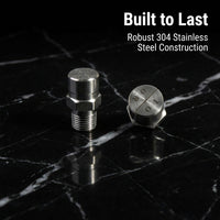 Flat Nozzle, Stainless Steel Spray Nozzles, High Pressure Cleaning Nozzle, Dust Removal Spray Tip, I - Image 3