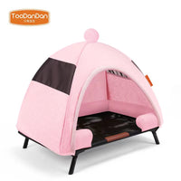 Toodandan Tent Dog Bed House Yurt Folding Camp Bed Moisture-Proof Cat Nest Pet Nest