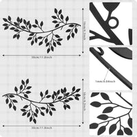 Olive Branch Wall Decor Vine Foliage Wall Art Effortless to Hang Wrought Metal Leaf Decor for Bedroom