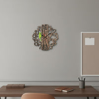 Wood Bird Wall Timepiece Accurate Time Noiseless Decorative Timepiece