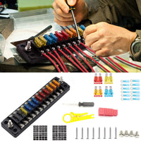 12-Way Inline Fuse Box for Car and RV 12-32V