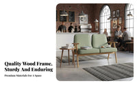 Wooden Frame Sofa and Table Group adaptable grouping Cafe Furniture Modern Minimalist look Comfortable Upholstered paddings