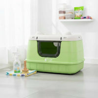 Enclosed Litter Box Easy to Hygienic Pet Care Privacy
