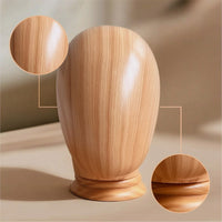Headwear Head with Detachable Wood Stand Lightweight Hat Display Stand Sturdy