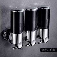 Wall-Mounted 304 Stainless Steel Soap Dispenser, Manual Press, for Hotel Bathroom
