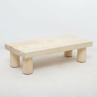 Solid Wood Footrest Step Stool for Office, Toilet, Kitchen, and Leg Support