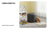 Upholstered Four-Legged Stool Wear-Resistant Upholstered Block Seat for Children
