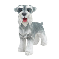 Dog Figurine Realistic Dog Statue Hand-Painted Ornament for Home Decor, Bookshelf