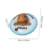 Floating Platypus Ornament Cartoon Floating Pond Decoration Lively