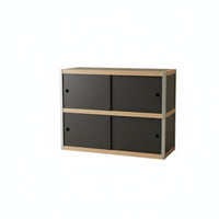 Fluted Glass Door Cabinet Vintage design Sideboard Large Capacity Multi-Functional for Homeowners, Apartment Dwellers, Entryway