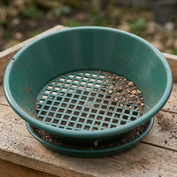 Shallow Mesh Sifting Basin Glossy Finish Garden Sand Sieve Easy to Clean