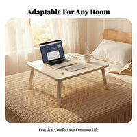 Foldable Laptop Table Tablet & Phan instant holder for Bed, Home Office, Students, Adults