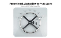 Adjustable Chair Foot Loop Sturdy Construction Circular Chair Foot Support Heavy Duty Drafting Stool Footrest for Research Facility, Workshop, Studio