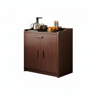 Dining Room Sideboard Solid Wood Kitchen Buffet Hutch Multi-functional Storage Cabinet Essential Furniture Suitable for Families Homeowners Hallway Entryway