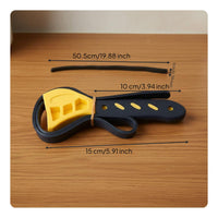 Adjustable Belt Wrench Multipurpose Adjustable Rubber Strap Wrench Anti-Slip for Mechanics, Car Repair