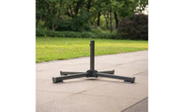 Folding Umbrella Stand Space-Saving Cross Umbrella Base Cross Brace Stand Kit Heavy Duty Weatherproof for Vendors, Garden, Beach