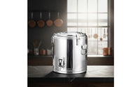 Stainless Steel Insulated Container Versatile Storage Insulated Beverage Dispenser Thermal Food Transport Barrel Non-Slip Base