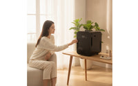 Temperature Controlled Mini Fridge with Digital Display Compact Mini Fridge Two-in-oneUse Portable Refrigerator Quiet for Bedroom